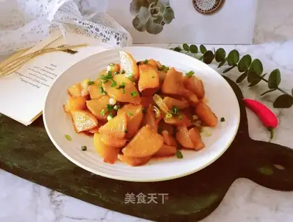 Red burning radish