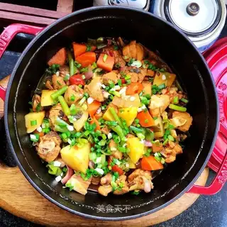Spicy chicken and potatoes