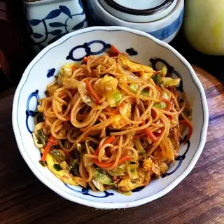 Egg-covered rice powder