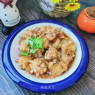 Garlic steamed chicken wings