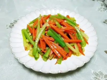 Fried celery