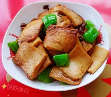 Cream pepper fried tofu