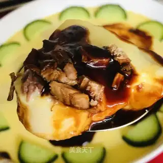 Tofu chicken cake