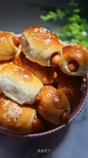 Ham sausage bread