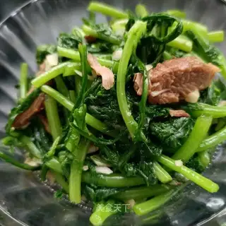 Burning meat