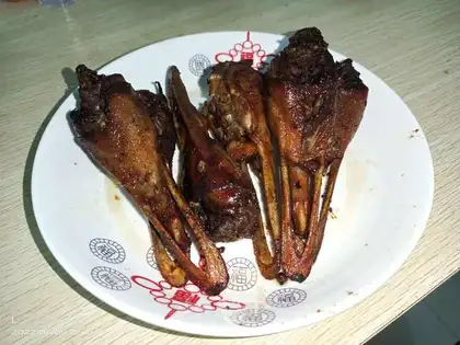 A duck's jaw