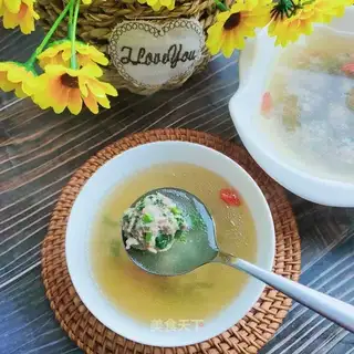 ♪ Champagne and lamb meatball soup ♪
