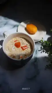 Carrot milk and oatmeal