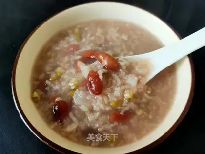 Porridge of green beans