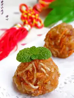 taro meatballs