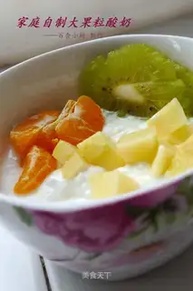 Big fruit yogurt