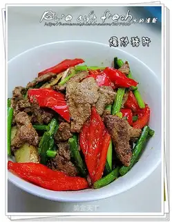 stir-fried pork liver