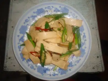 Self-fried tofu