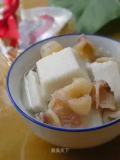 Longan rice cake