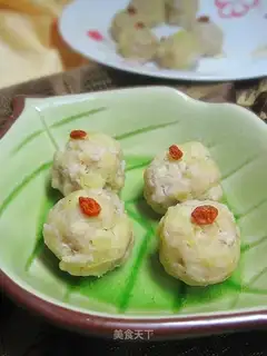 mashed meat and potato balls