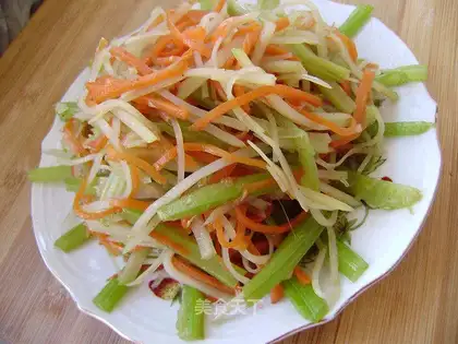 stir-fried three shredded vegetables
