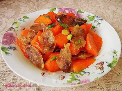 Sausage with carrot
