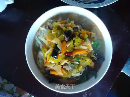 home-cooked noodles