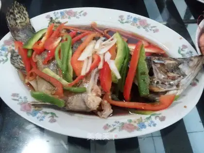 Steamed mandarin fish