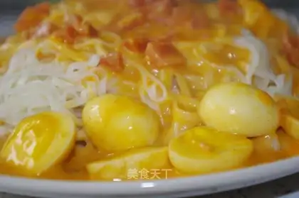 Korean sausage noodles