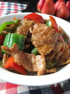 Spicy pork slices