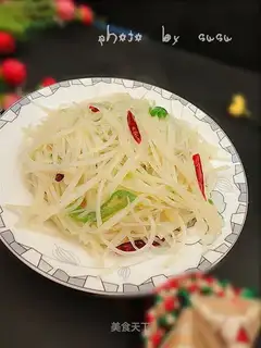 Delicious shredded potatoes