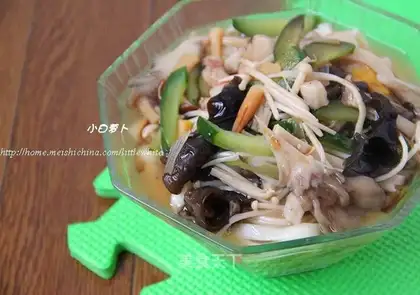 noodles with diced
