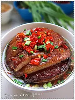 braised pork with dried vegetables