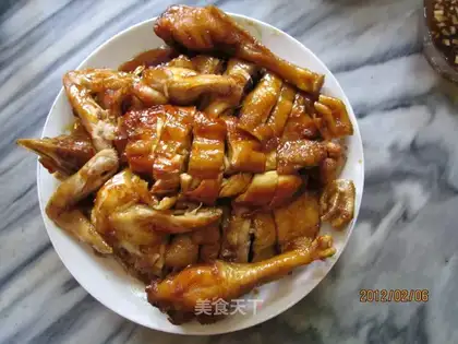 Five cups of chicken