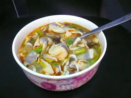 Colorful wonton