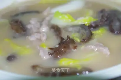 Milk soup baby vegetable