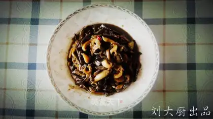 abalone and tomato strips