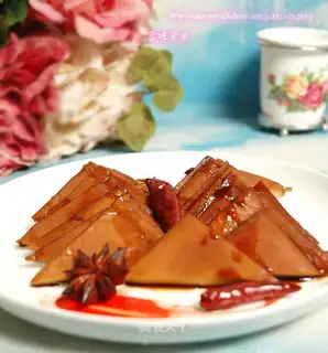 Honey dried bean curd