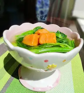 Sweet potato and mustard soup