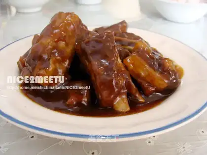 Sweet and sour steaks