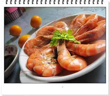 boiled shrimp