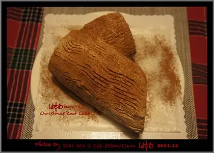 Christmas root cake