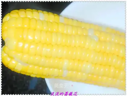 Milk corn on the cob