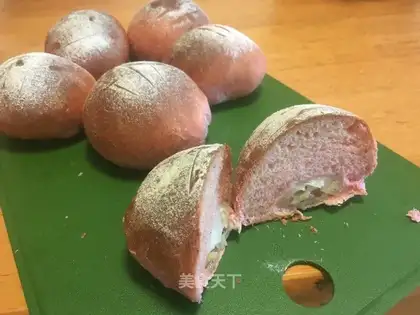 Flamingo mashed potatoes