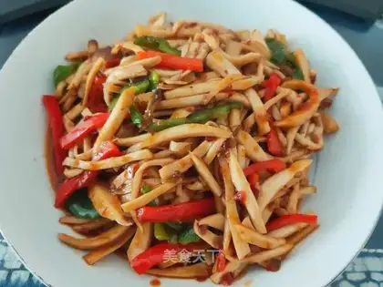 Fish apricot mushroom