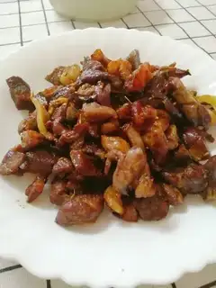 Roasted lamb