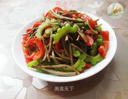 Paprika and mushrooms