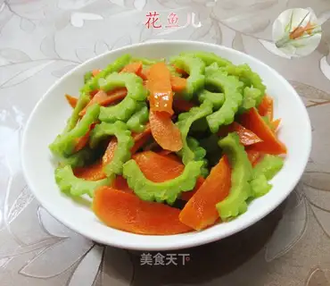 Carrot and bitter melon