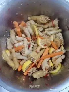 Lemon chicken claws