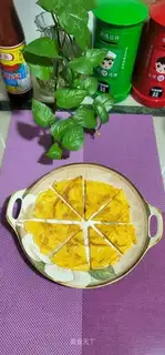 Pumpkin egg pancakes