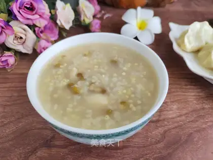 Lily Lotus green bean congee