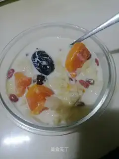 Milk papaya soup