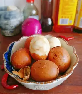 Five spicy tea eggs