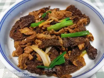 Sheep-apple fried meat