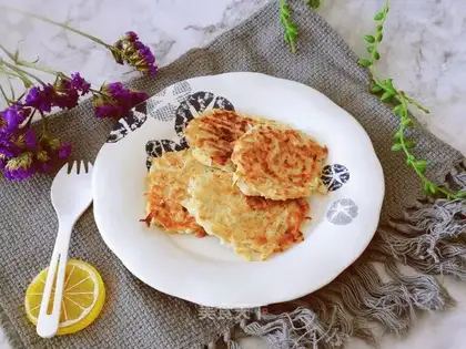 Eggcakes with carrots